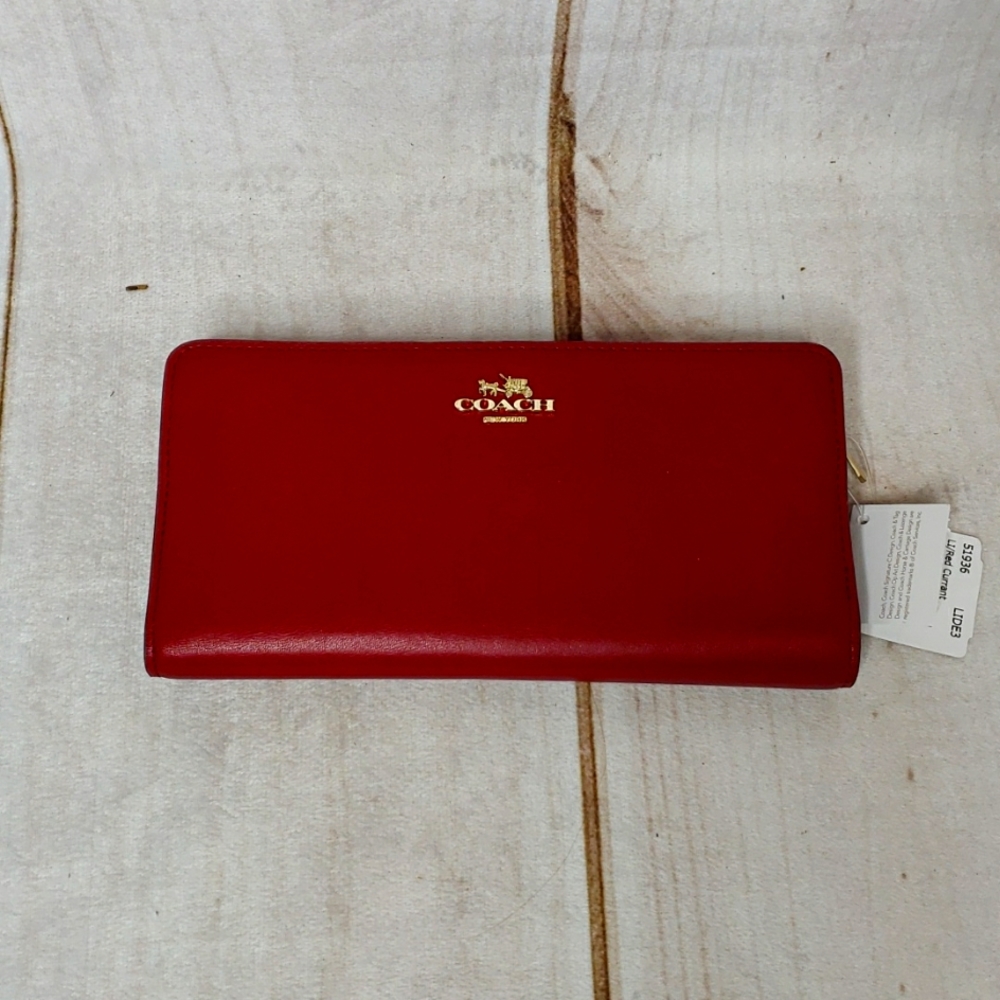 NWT Coach Red Wallet